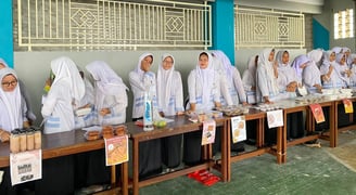 Bazaar Kuliner SMP Excellent 1 Kota Tangerang