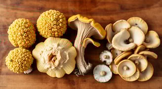 various mushrooms