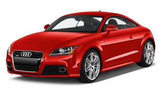 a red audi