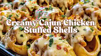 Creamy Cajun Chicken Stuffed Shells