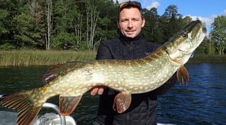 séjour de pêche au brochet en suède avec fishing escape sweden.