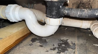 Exposed pipework repaired by AXM Plumbing Services in Pershore