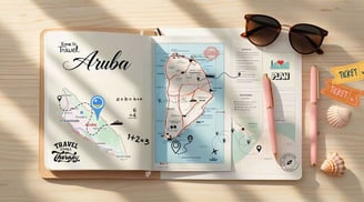 Foto do plano de viagem de Aruba.