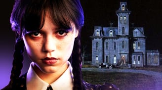 wandinha wednesday addams wandinha addams jenna ortega addams family familia addams mansão mansion