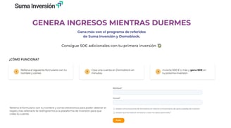 Programa referidos domoblock bono amigo