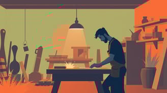 a woodworker at a workshop