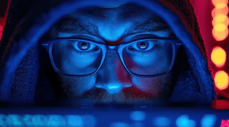 man watching porn