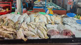 Ruam Charoen Market(ตลาดนัดร่วมเจริญ) à Packnam Chumphon