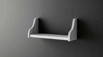 mini wooden shelf