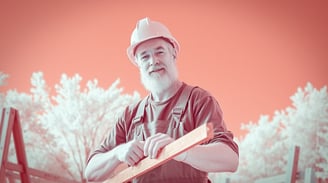 a carpenter posing for a photo