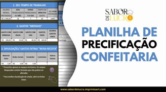 A Planilha de Precificação para Confeitaria Lucrativa Funciona Vale a Pena