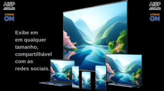 Vitrine exibe em diversos dispositvivos