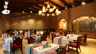 a luxury restaurant