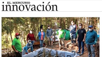 EcoRumbo en la prensa destacando soluciones sustentables y educación ambiental en Chiloé