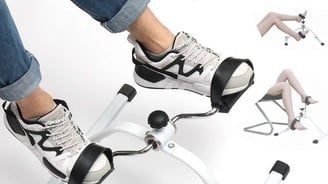 Mini ciclo para exercícios em casa, ideal para fortalecer pernas e braços com praticidade.