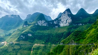 Ha Giang loop on a motorbike