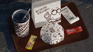 Mockup de empaques de comida de Remolca2 Foodtruck