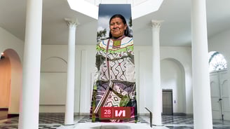 Mockup del museo MALI sobre la Comunidad Yine