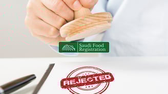 Saudi food registration logo preventing rejection on document