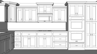 3D Kitchen Drawing