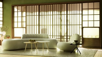 mobilier épuré