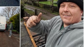 a picture of the owner of hiltons rubbish removals