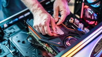 computer maintenance or assembly