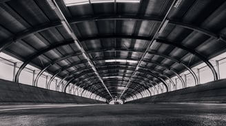 a long tunnel in Geneva