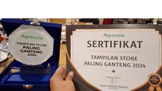 Penghargaan Tampilan Store Paling Ganteng 2024, PT Agrinesia Raya (Bakpia Kukus Tugu Jogja).