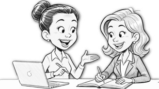 An instructor is providing Japanese language class for a business professional.
