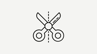a pair of scissors and scissors on a white background