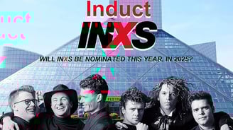 Induct INXS visits The Rock Hall