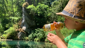 Apfelschorle im Glastal