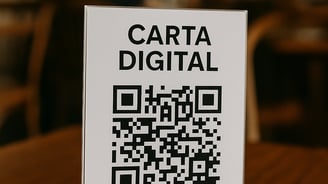 Carta digital con QR para restaurantes
