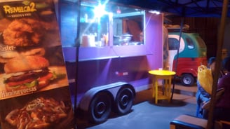 Carro de comida rápida antiguo de Remolca2 Foodtruck