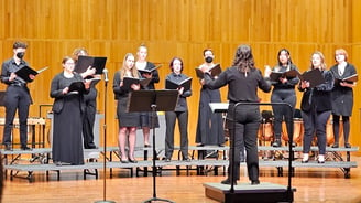 A small collegiate treble choir