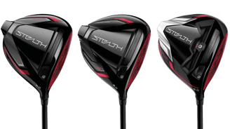 Golfing equipment, TaylorMade, Stealth drivers, colorways, carbonwood, aerodynamic design, sports