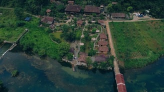 View toàn cảnh của Mế Farmstay Cao Bằng