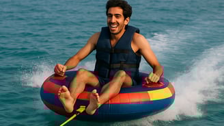 ألعاب مائية ممتعة في جدة