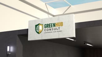 a sign that says greenhut consulting