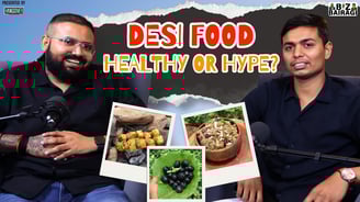 🍲 Desi Food Healthy or Hype  #bizbairagi #podcast #interview #viralshorts