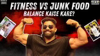 fitness VS junk food #bizbairagi #podcast #motivation #interview