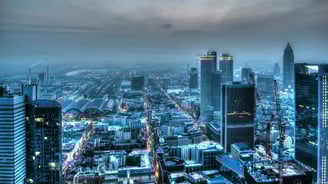 Blick auf Frankfurt