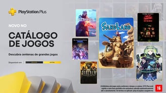 Imagem Oficial do Catálogo de Jogos do Mês de Maio