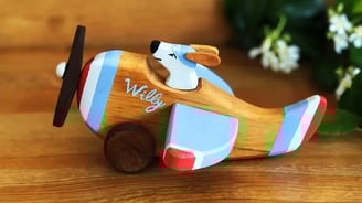 Wooden toy, Customized wooden airplane, Handmade wooden airplane, Toys for children 3 years old / Wooden toy for children