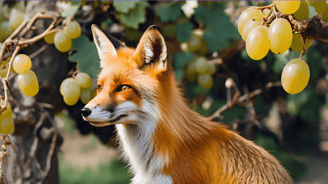 fox and the grapes story