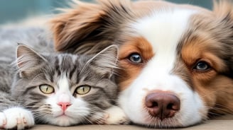 Cachorro e gato