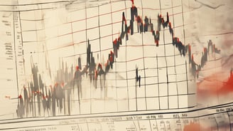 a chart of a chart of a stock market chart