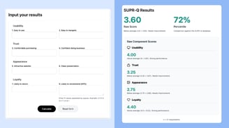 SUPRQ form and results example