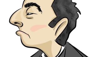 A fun caricature of a popular priest